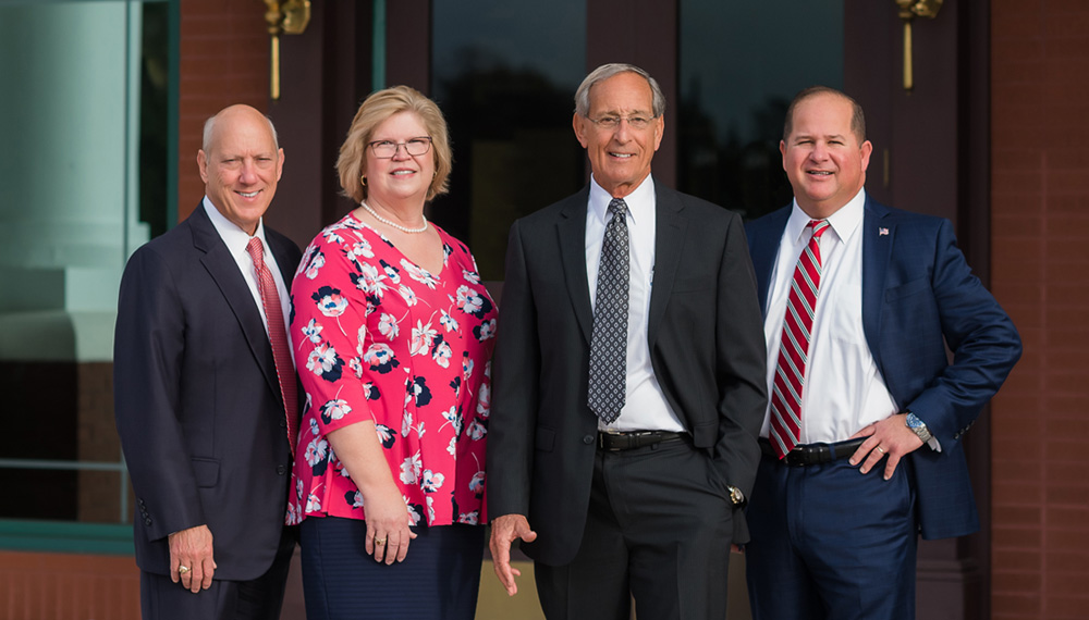 Our Senior Executive team: Jim Moses, Pam Hitt, Keith Leibfried, and John Medina.