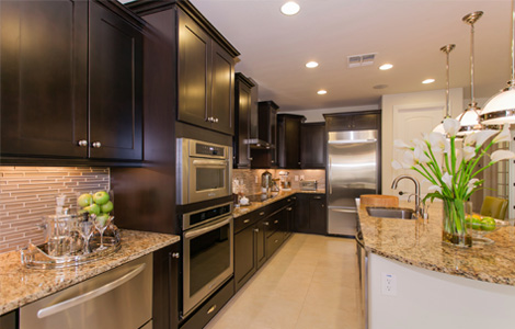 Remodeled kitchen and breakfast bar