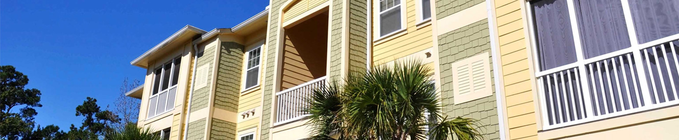 Home Owner's Association and Condo Owner's Association. Exterior photo of condominium.